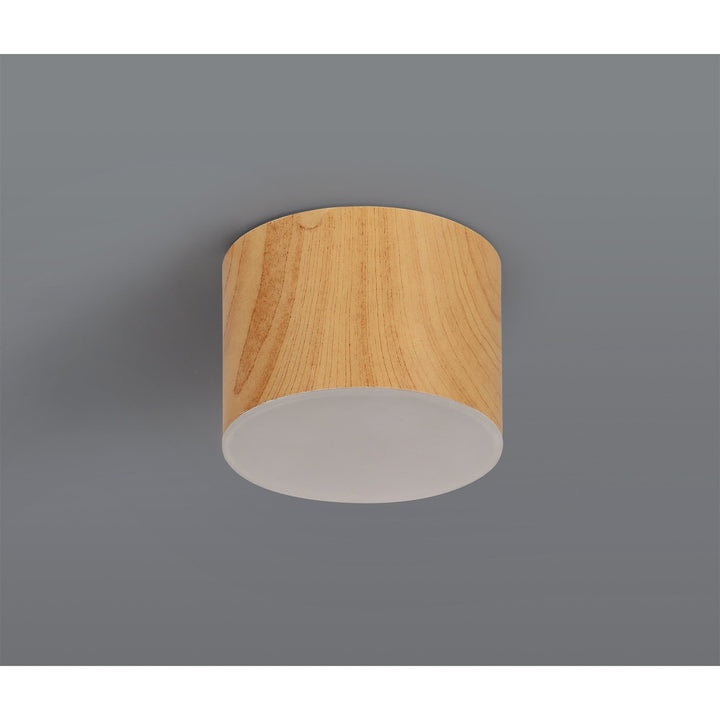 Nelson Lighting NL73879 Pluto Spot Light 10.5cm Round 1x 10W LED Pine Wood