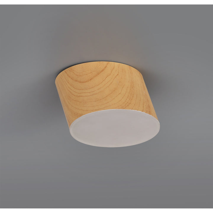 Nelson Lighting NL73879 Pluto Spot Light 10.5cm Round 1x 10W LED Pine Wood