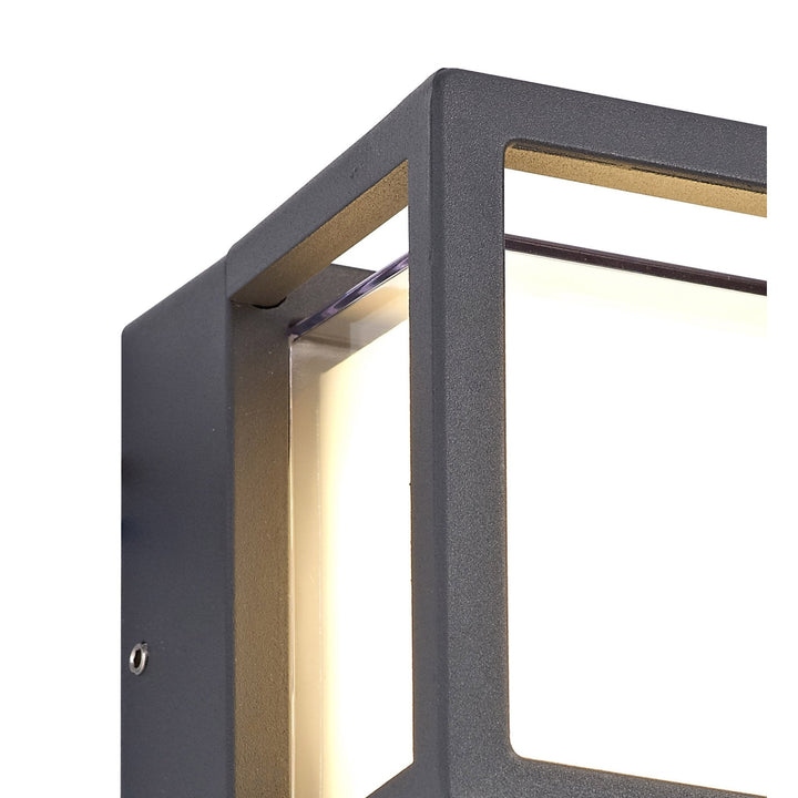 Nelson Lighting NL72099 Rhys Outdoor Square Down Light LED Anthracite