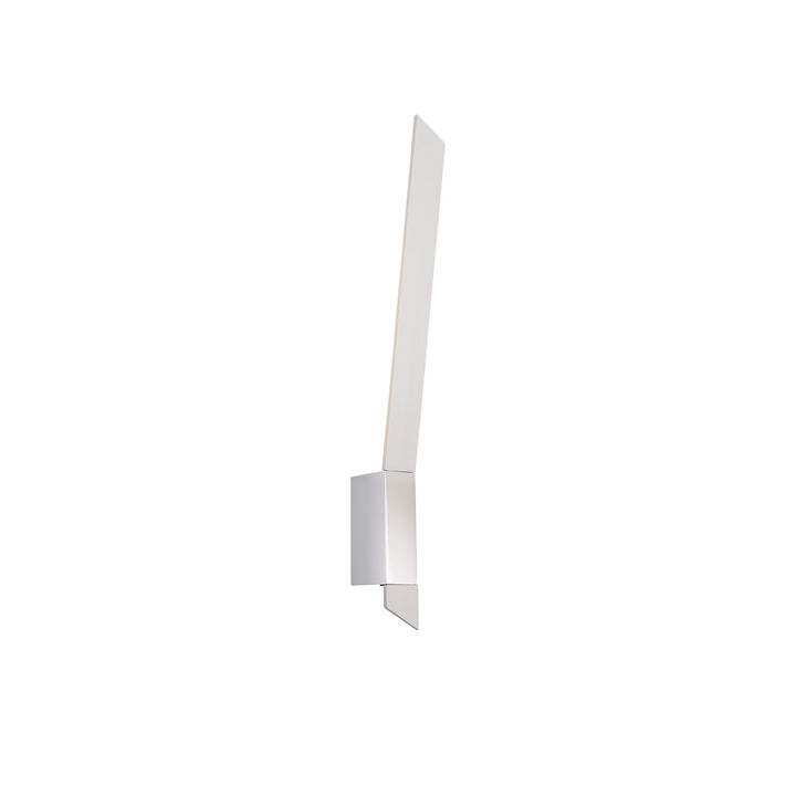 Nelson Lighting NL73609 Salva Wall Lamp LED Sand White/Polished Chrome