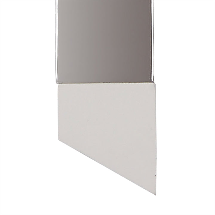 Nelson Lighting NL73609 Salva Wall Lamp LED Sand White/Polished Chrome