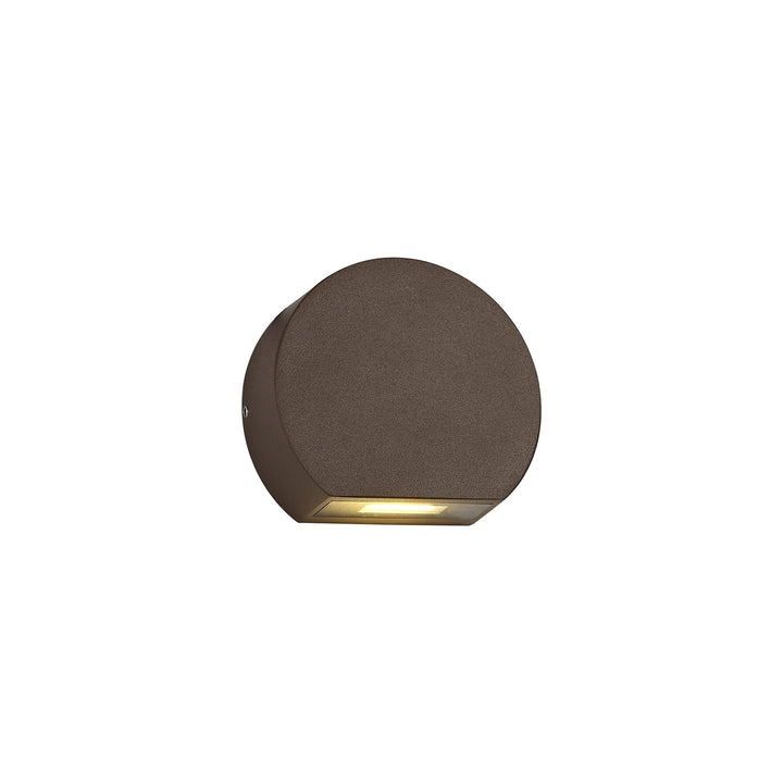 Nelson Lighting NL72299 Sian Outdoor Wall Lamp LED Dark Brown