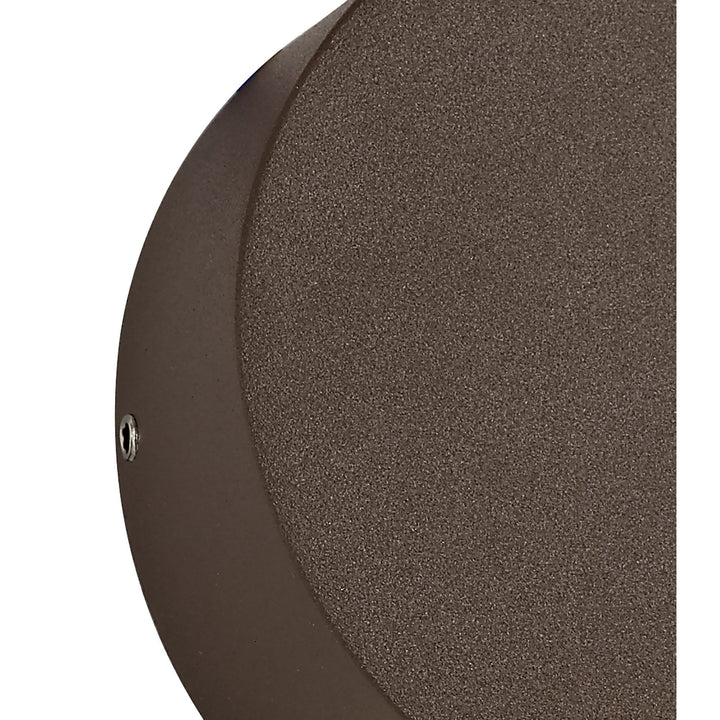 Nelson Lighting NL72299 Sian Outdoor Wall Lamp LED Dark Brown