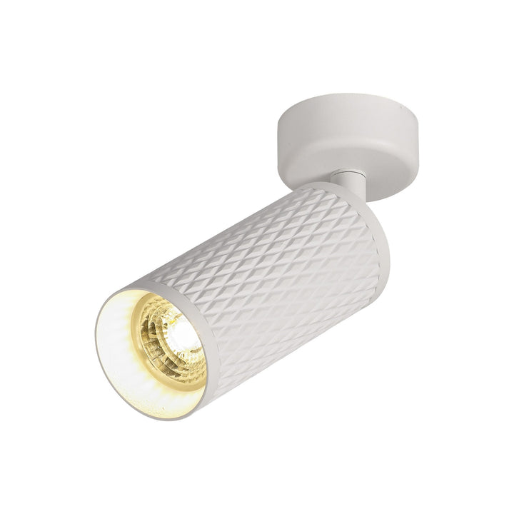Nelson Lighting NL80279 Silence Surface Mounted Spot Light 1 Light Sand White