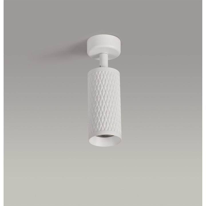 Nelson Lighting NL80279 Silence Surface Mounted Spot Light 1 Light Sand White