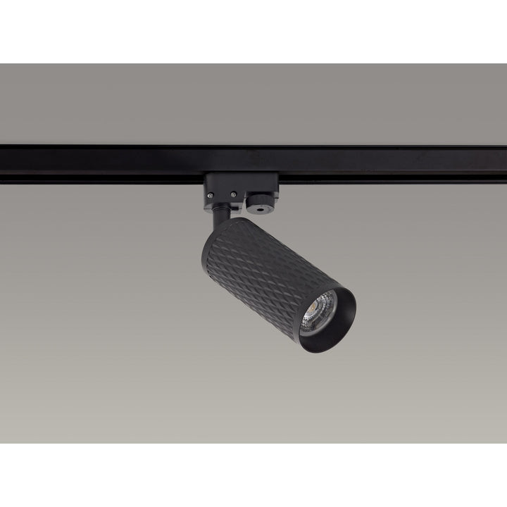 Nelson Lighting NL80309 Silence Track Spot Light 1 Light Sand Black