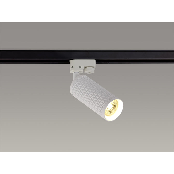Nelson Lighting NL80319 Silence Track Spot Light 1 Light Sand White