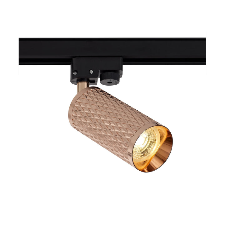 Nelson Lighting NL80339 Silence Track Spot Light 1 Light Rose Gold