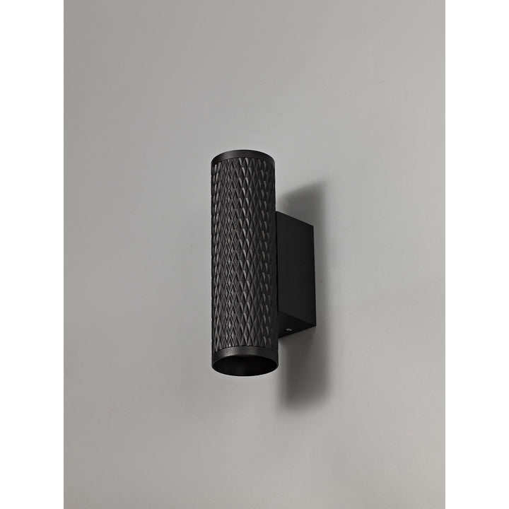 Nelson Lighting NL80389 Silence Wall Lamp 2 Light Sand Black