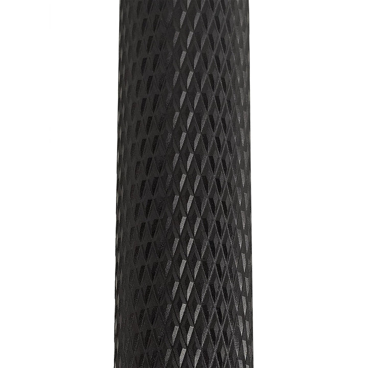Nelson Lighting NLK01739 Silence 1 Light 30cm Surface Mounted Ceiling Sand Black/Acrylic Ring