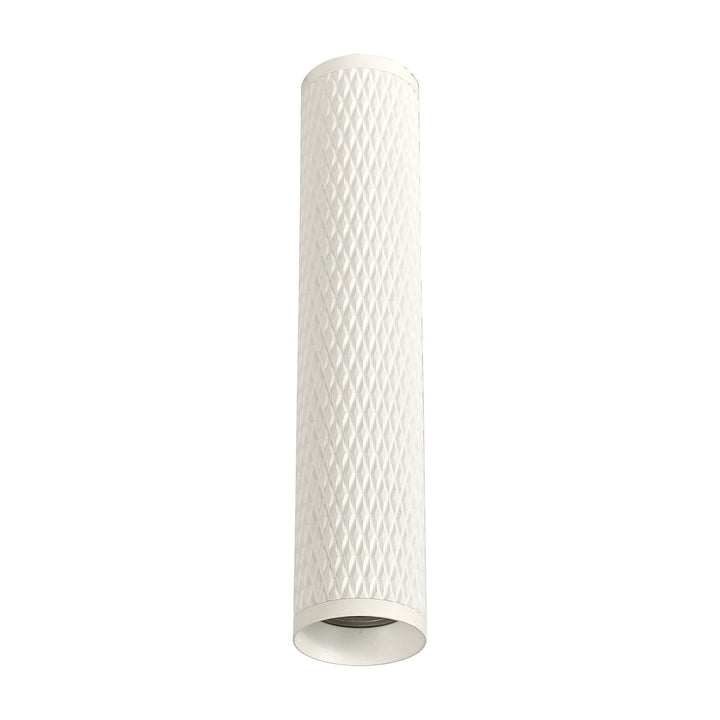 Nelson Lighting NLK01749 Silence 1 Light 30cm Surface Mounted Ceiling Sand White/Acrylic Ring