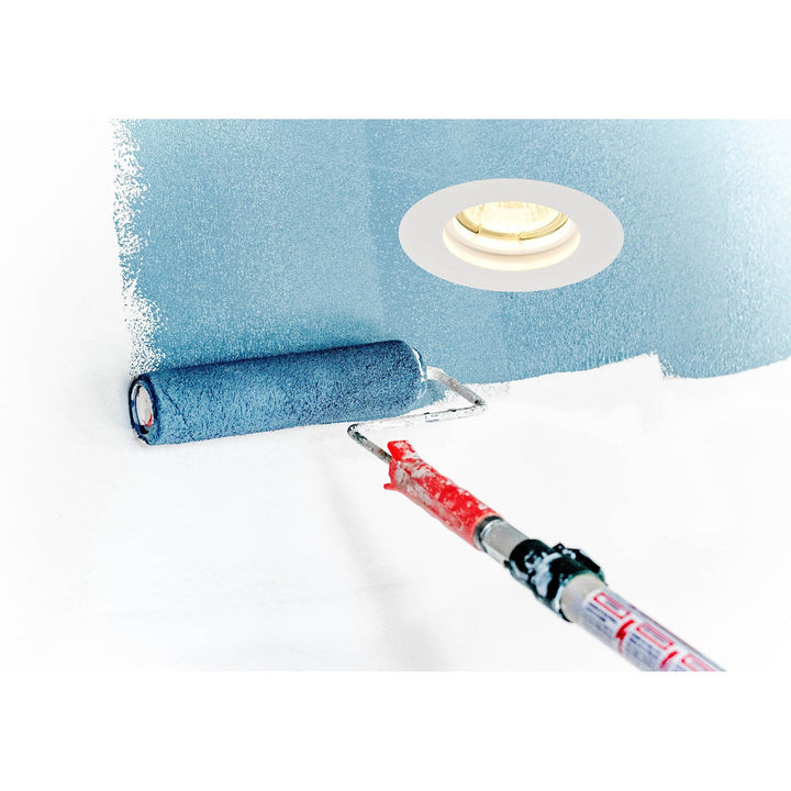 Nelson Lighting NL71709 Sucro Round Stepped Recessed Spot Light White Paintable Gypsum