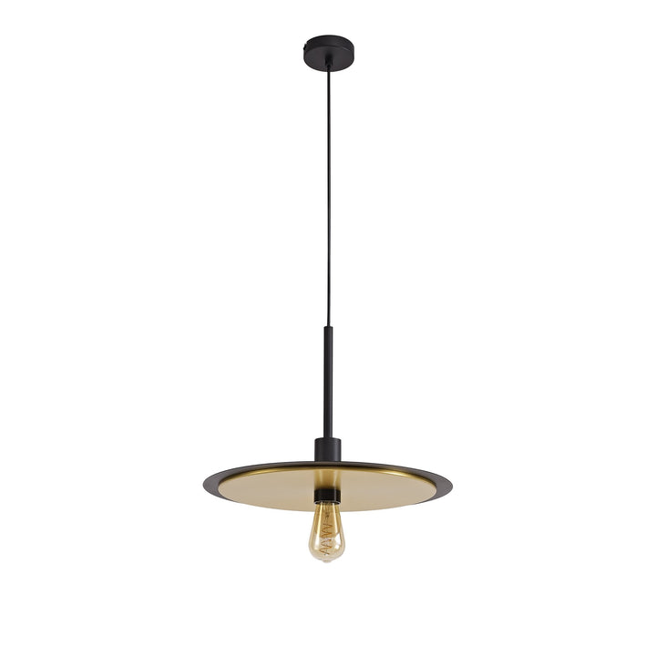 Nelson Lighting NL75679 | Tazzy 3-in-1 Light | Black & Gold Finish