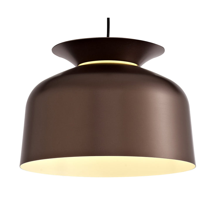 Nelson Lighting NL76019 Timmy Single Pendant 1 Light Adjustable Gloss Coffee