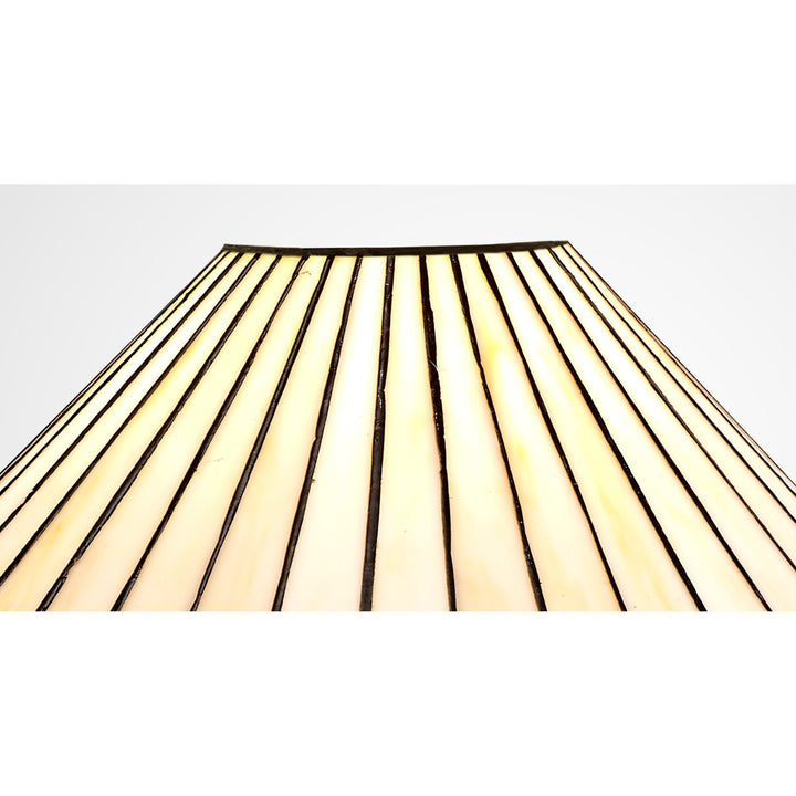 Nelson Lighting NL72599 Tink Tiffany 30cm Non-electric Shade For Pendant/Ceiling/Table Lamp Amber/Cream