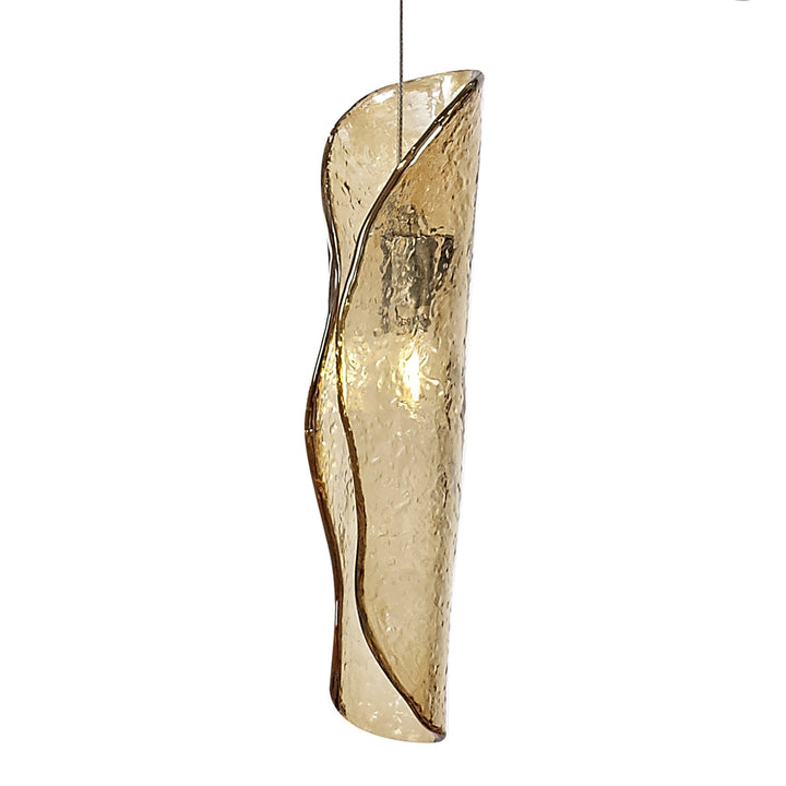 Nelson Lighting NL78609 Wish Pendant 5M 21 Light Polished Chrome/Clear & Amber & Smoked Glass