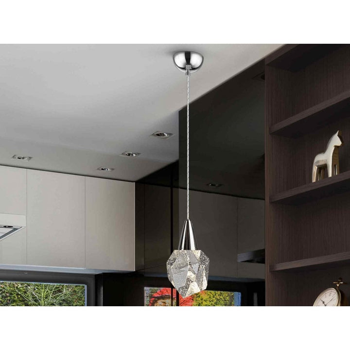 Schuller 157018 Aquaria LED Pendant 1 Light Chrome