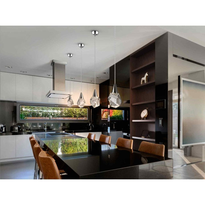 Schuller 157018 Aquaria LED Pendant 1 Light Chrome