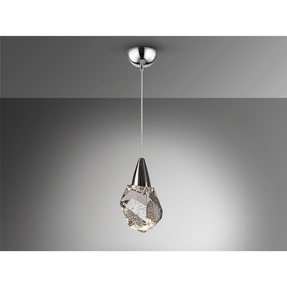 Schuller 157018 Aquaria LED Pendant 1 Light Chrome