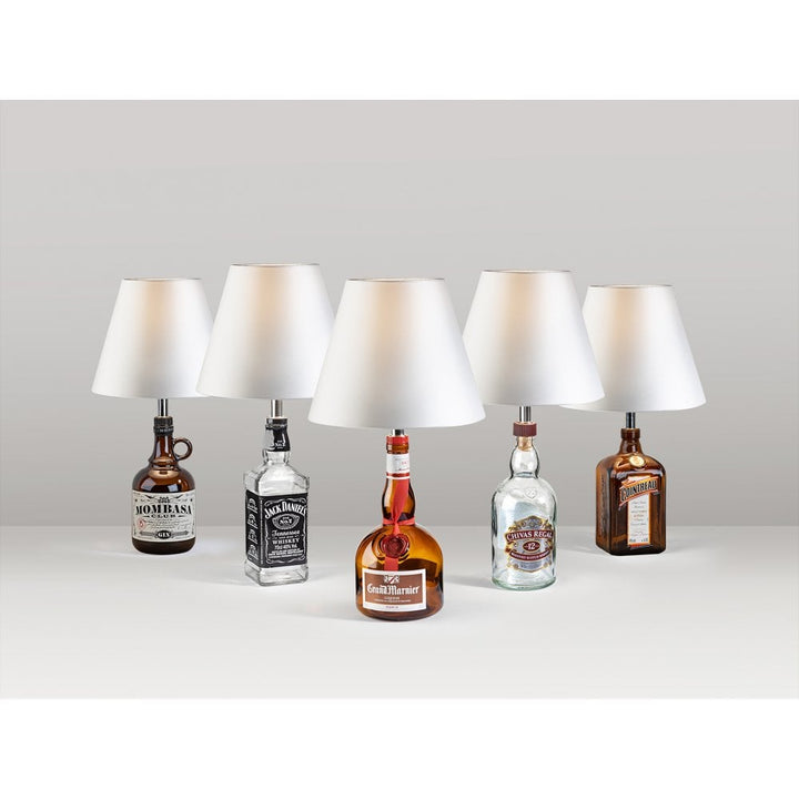 Schuller 167239 Bottle Table Lamp Kit White Shade