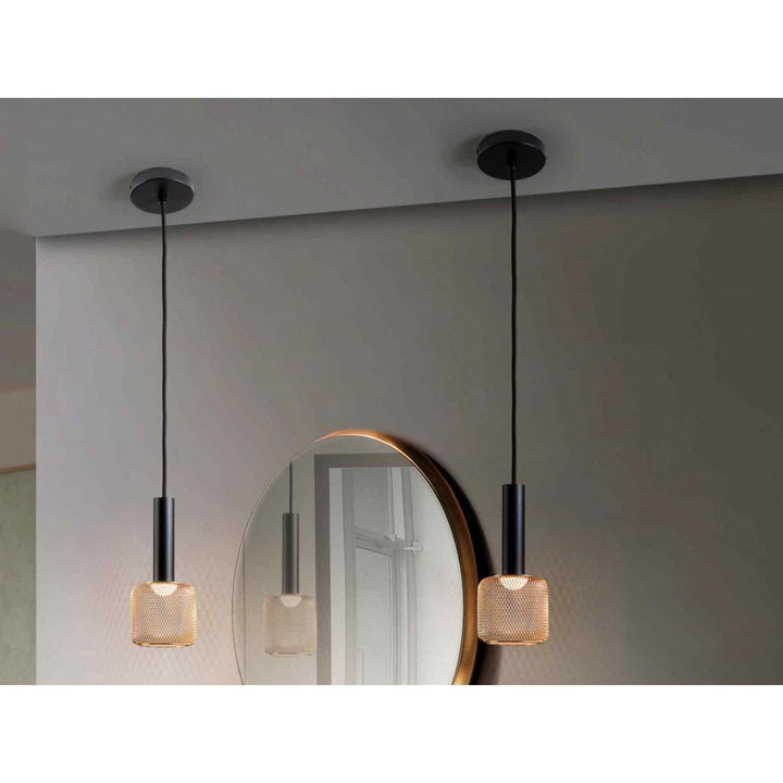 Schuller 175265 Sincro LED Pendant 1 Light Black/Gold