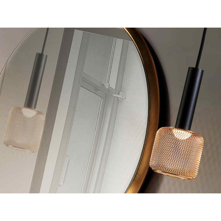 Schuller 175265 Sincro LED Pendant 1 Light Black/Gold