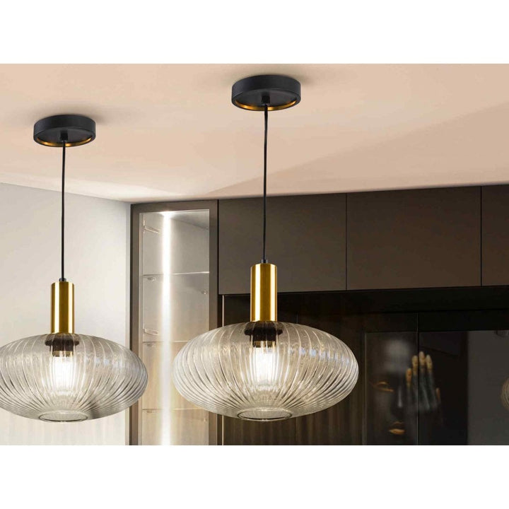Schuller 225410 Norma Pendant 1 Light Clear