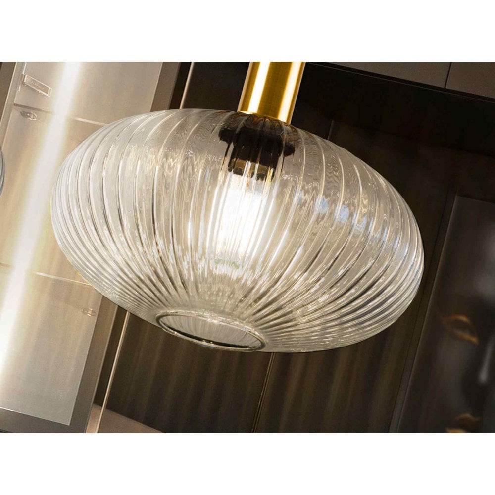 Schuller 225410 Norma Pendant 1 Light Clear