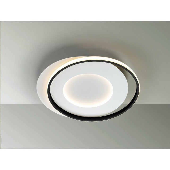 Schuller 245142 Limbos | LED Flush Ceiling Light | White & Black Finish