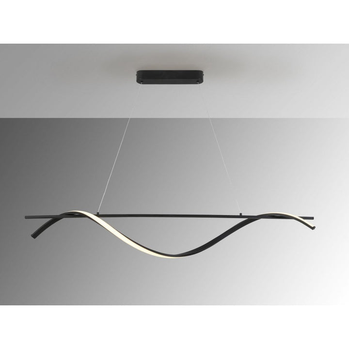 Schuller 307529 | Boa LED Pendant | Black Modern Minimalist Design