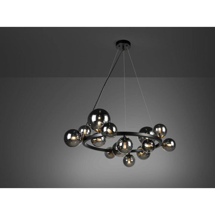 Schuller 329613 Astros 14 Light Pendant Black