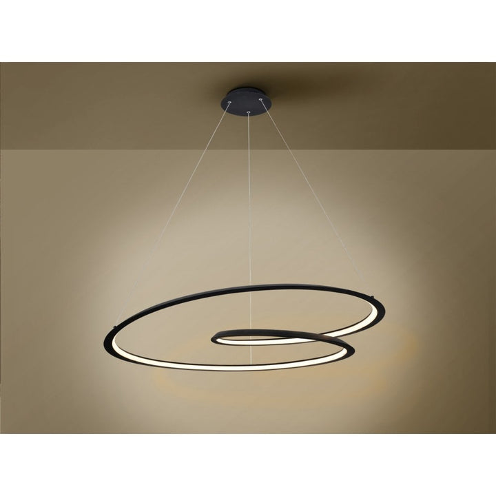 Schuller 527644 | Looping | Sculptural LED Pendant | Matt Black