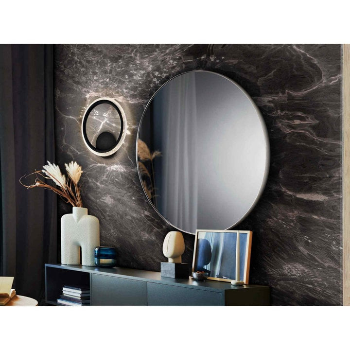 Schuller 717847 Ring Flush Ceiling Light/Wall Light 1 Ring Black