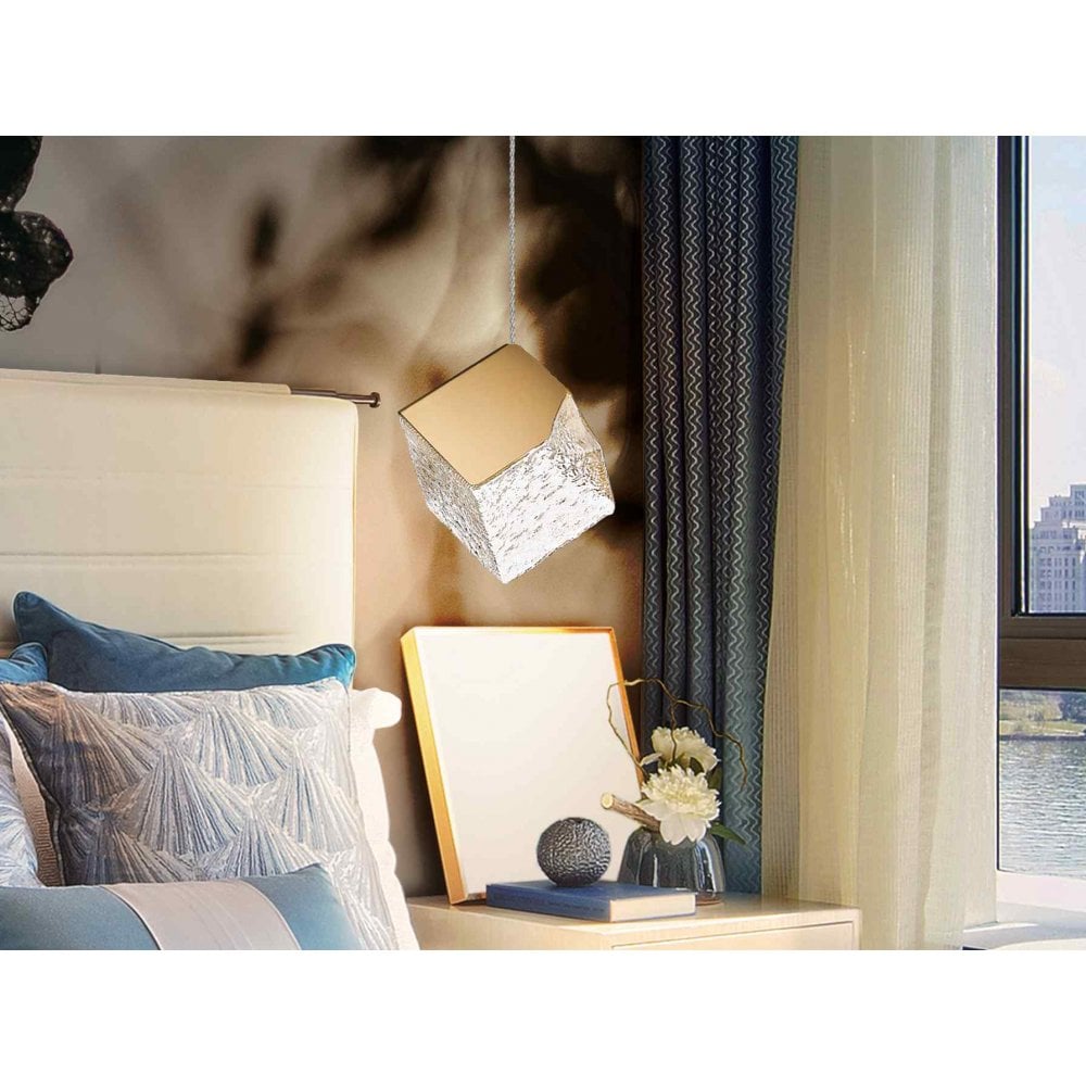Schuller 720137 Priscila 1 Light Pendant Gold