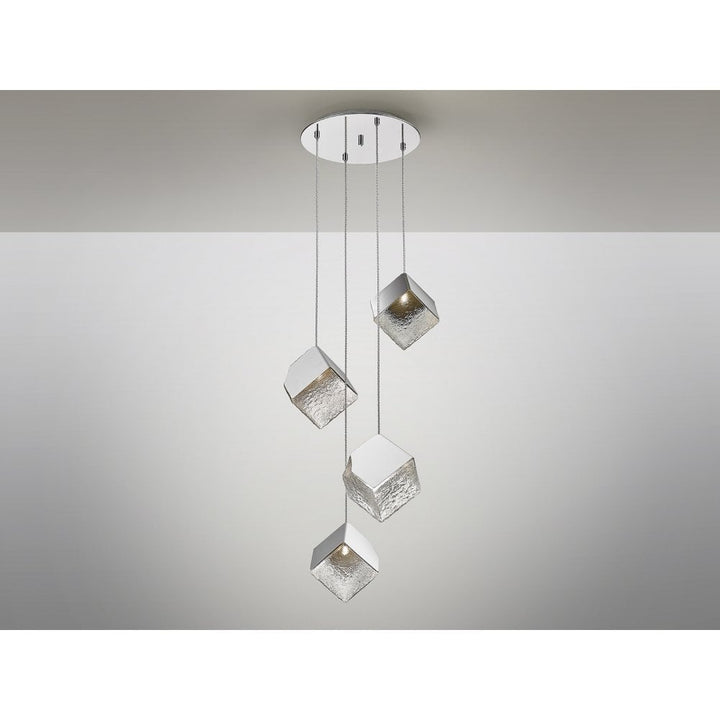 Schuller 720410 Priscila 4 Light Pendant Chrome EX DISPLAY (1 x ONLY!!)