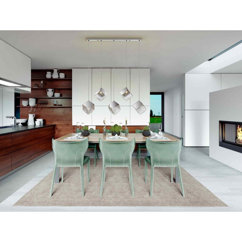 Schuller 720588 Priscila 5 Light Pendant Chrome