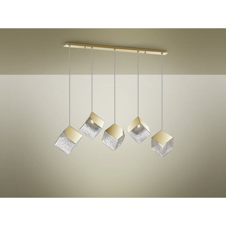 Schuller 720595 Priscila 5 Light Pendant Gold EX DISPLAY (1 x ONLY!!)