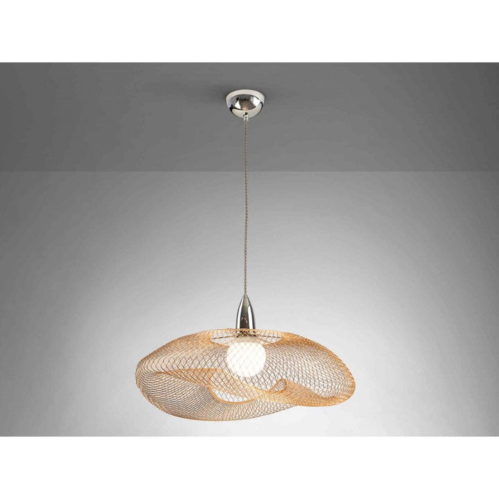 Schuller 735964 Forma 1 Light Pendant Chrome/Gold