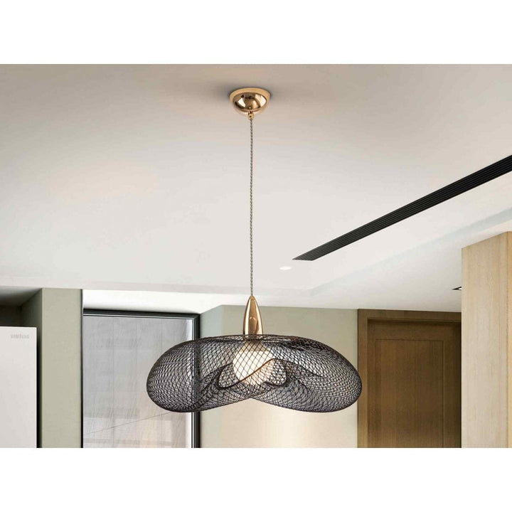 Schuller 735971 Forma 1 Light Pendant Gold/Black