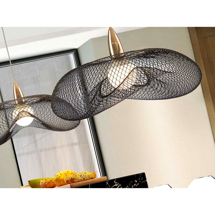 Schuller 735971 Forma 1 Light Pendant Gold/Black