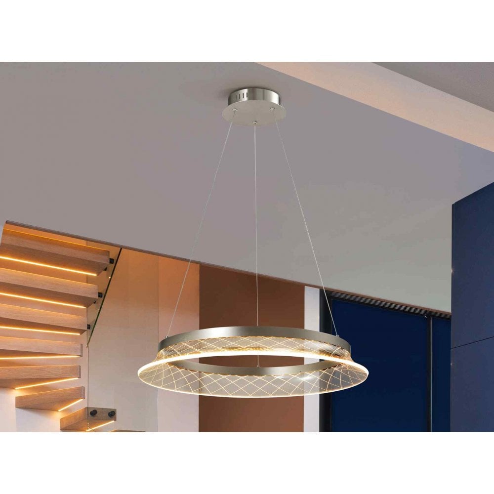 Schuller 747363 Sendra LED Pendant Chrome