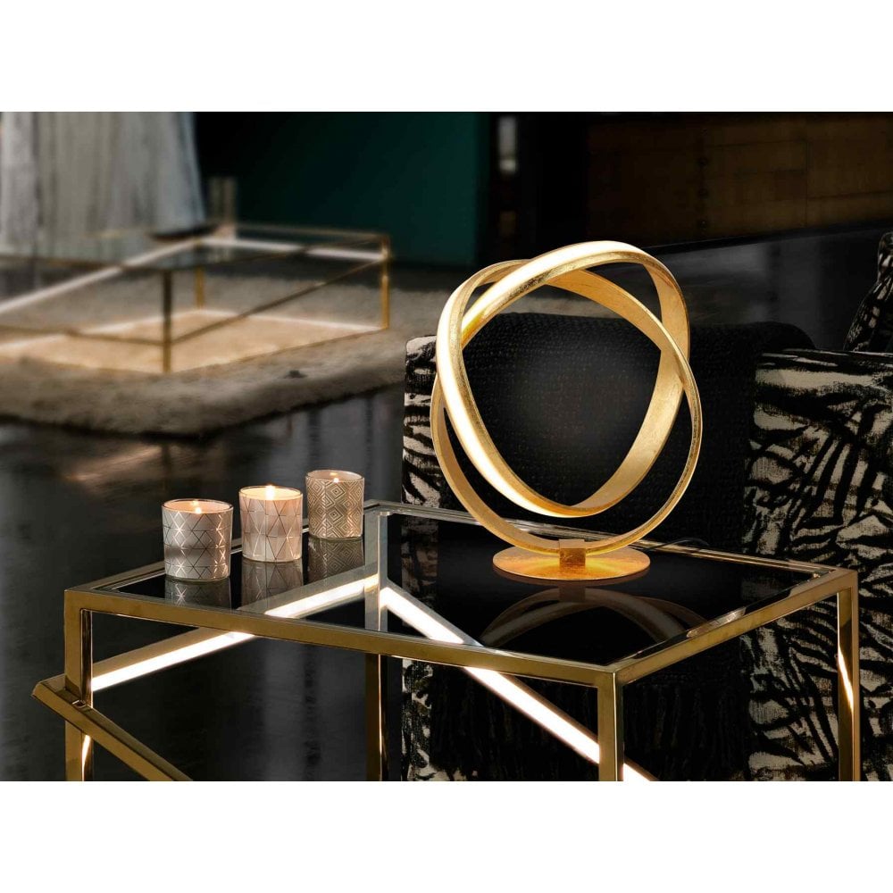Schuller 486637UK Lazas LED Table Lamp Gold Leaf