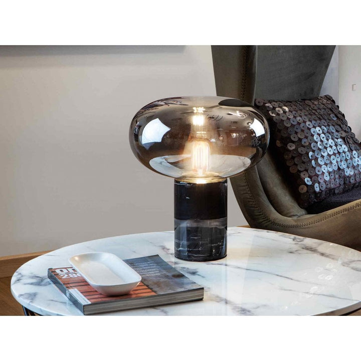 Schuller 837125UK Fungi Table Lamp Black Marble