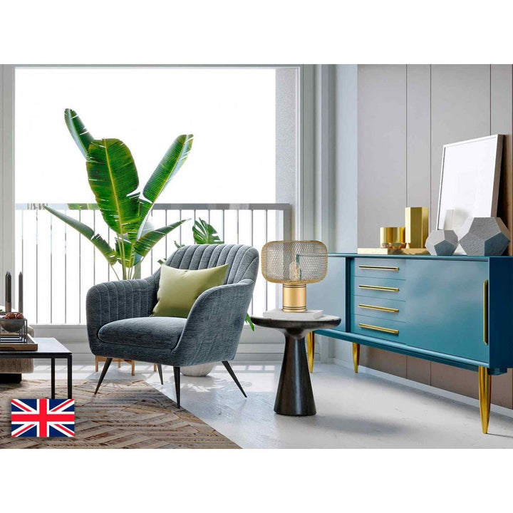 Schuller 910521UK Osiris Table Lamp 1 Light Gold