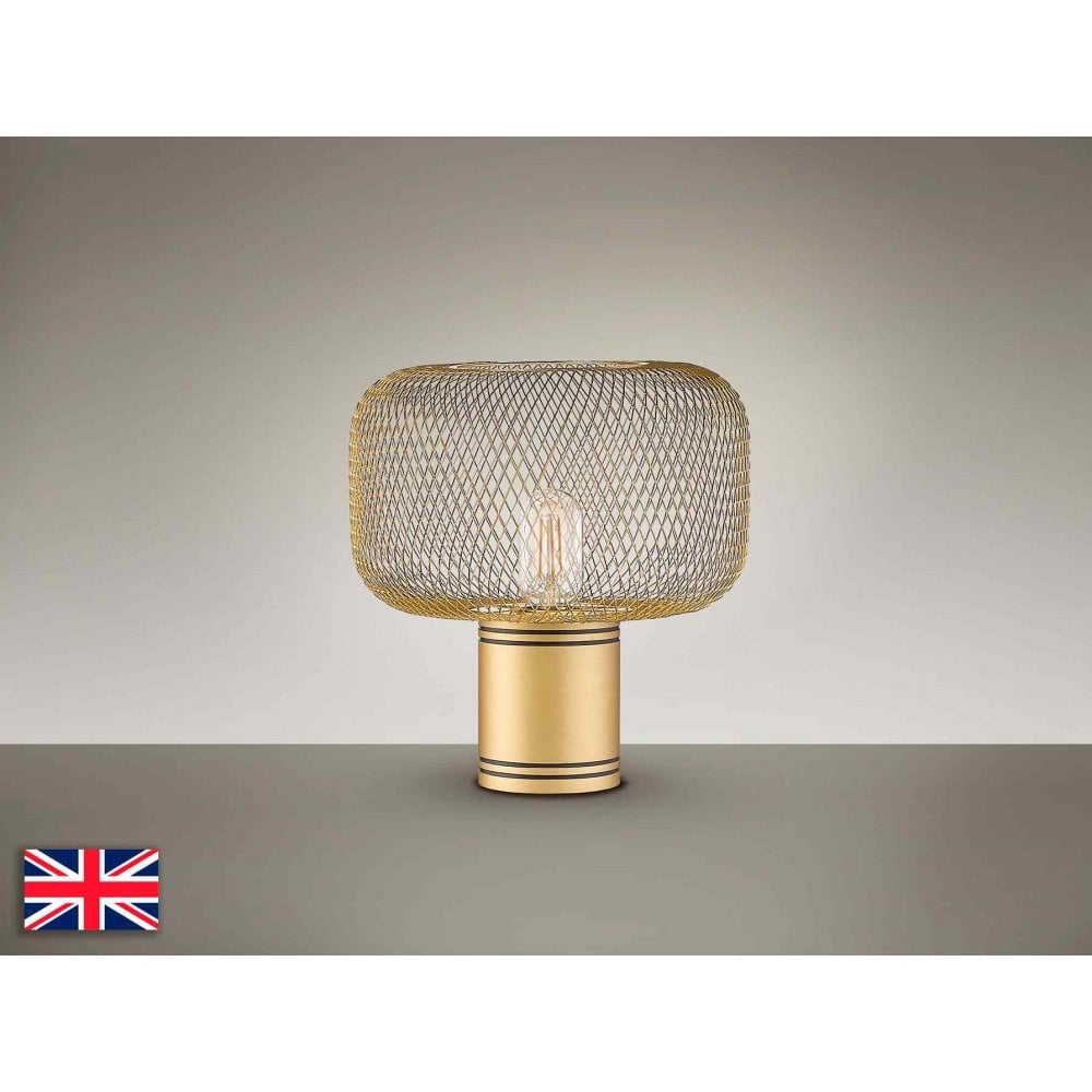 Schuller 910521UK Osiris Table Lamp 1 Light Gold