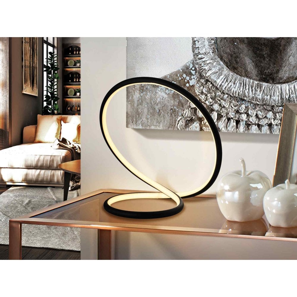 Schuller 963053UK Infinito LED Table Lamp Black