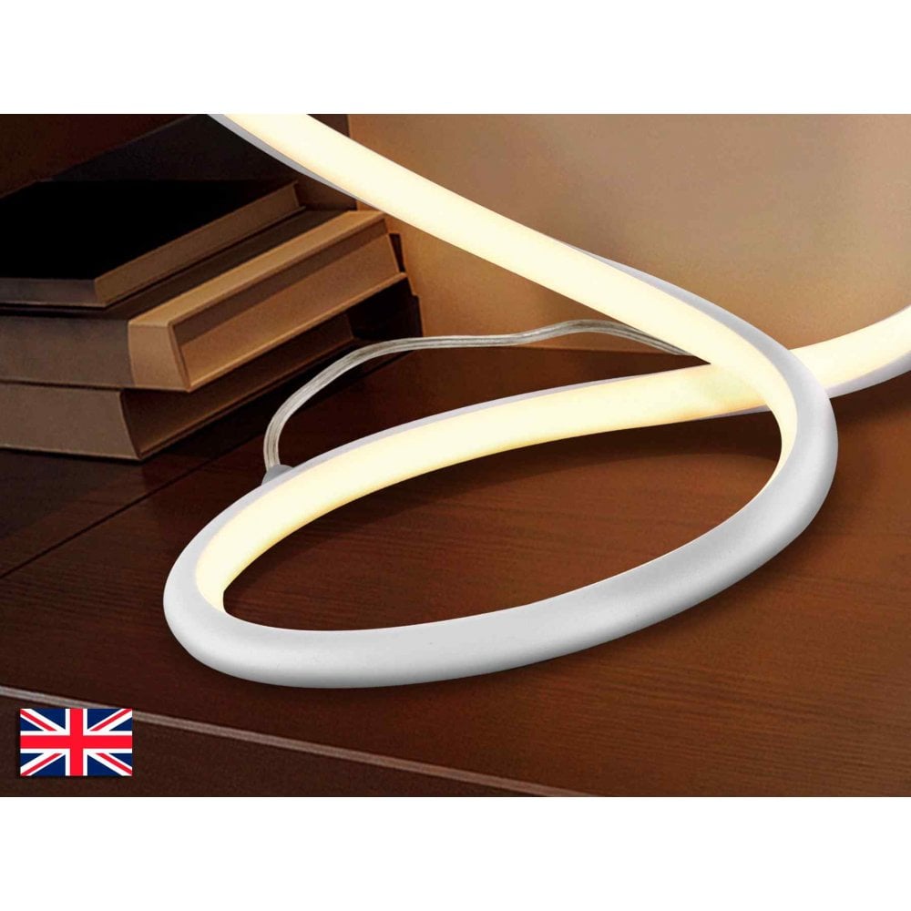 Schuller 963077UK Infinito LED Table Lamp White