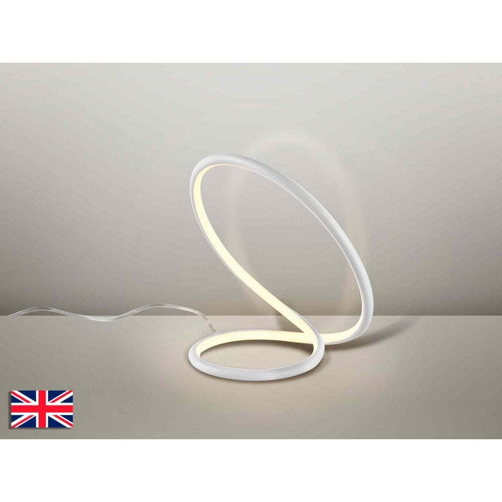 Schuller 963077UK Infinito LED Table Lamp White