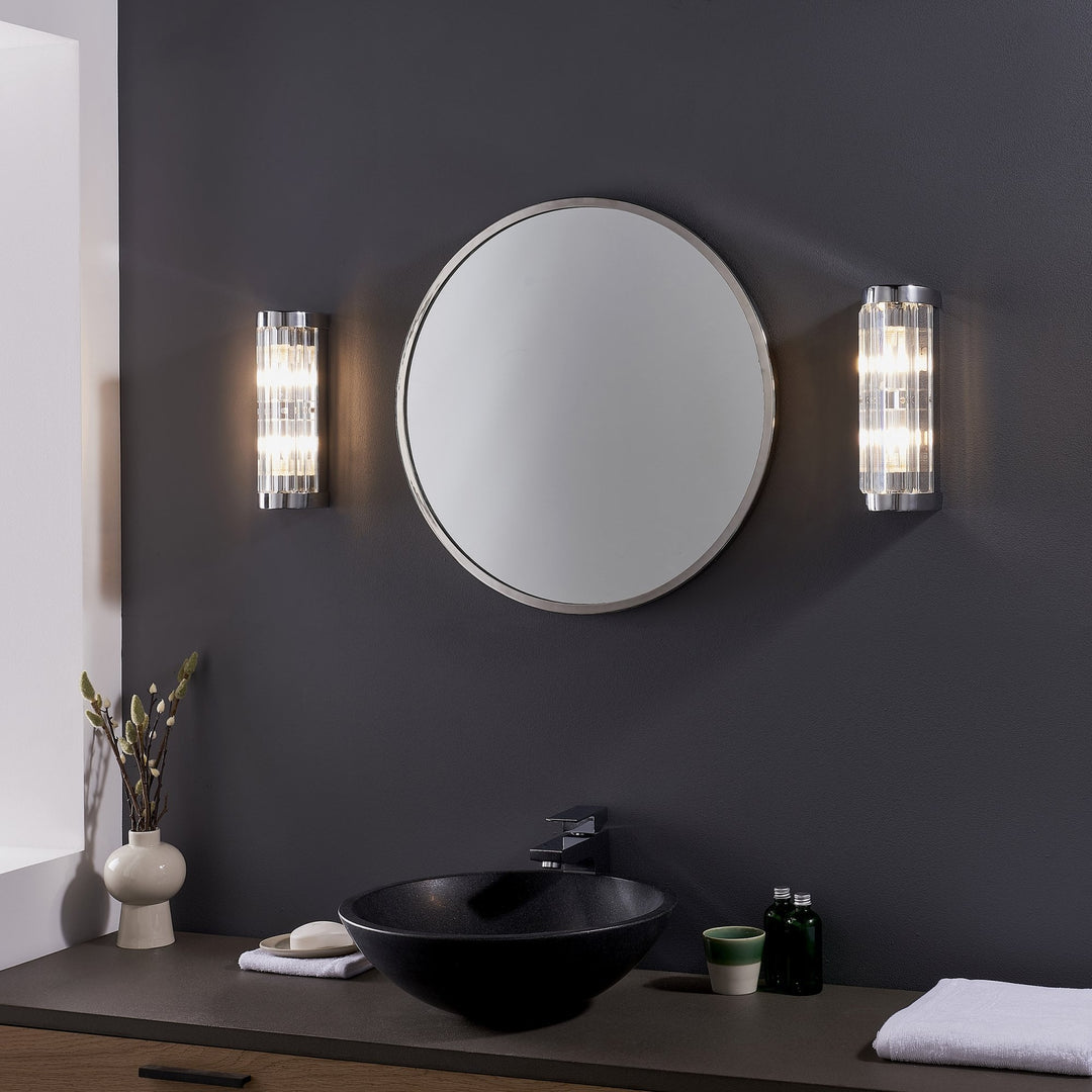 Endon Shimmer 91820 | Bathroom Wall Light | Chrome & Crystal
