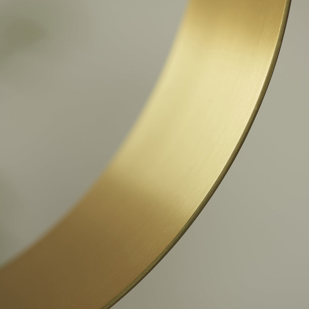 Endon 97663 Hoop 3 Light Semi Flush Ceiling Light Brushed Brass, Nickel & Copper Plate